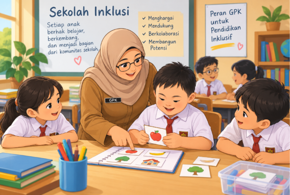 Peran GPK di sekolah inklusi mendampingi anak berkebutuhan khusus